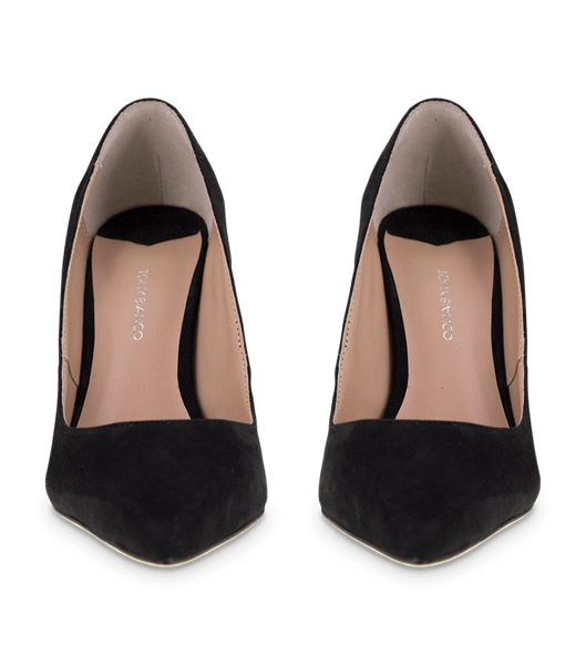 Tacones de aguja Tony Bianco Lotus Black Kid Gamuza 10.3cm Negras | ACLWC80404