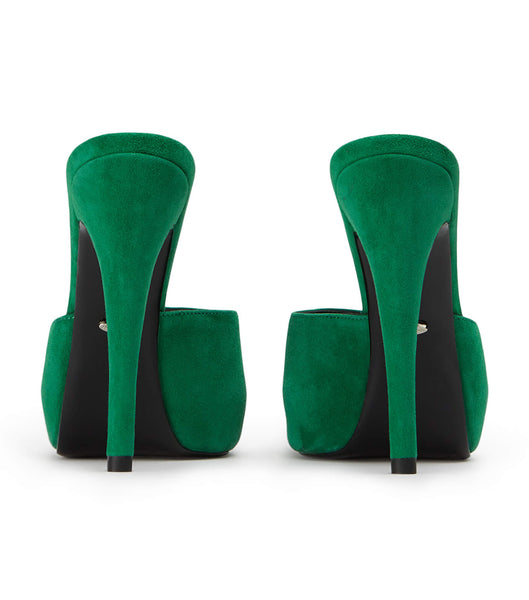 Tacones de aguja Tony Bianco Love Jade Gamuza 12cm Verde | CLJVR30166