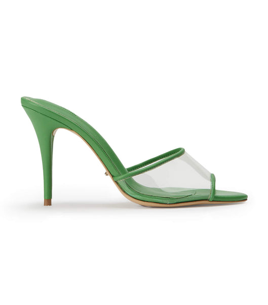 Tacones de aguja Tony Bianco Riana Clear Vinylite/Acid Green 9.5cm Verde | CLQCS89114