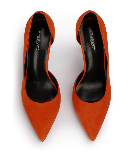 Tacones de evento Tony Bianco Alyx Aperol Gamuza 10.5cm Naranjas | TCLPQ60781