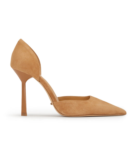 Tacones de evento Tony Bianco Gala Butterscotch Gamuza 10cm Beige | CLQCS17844