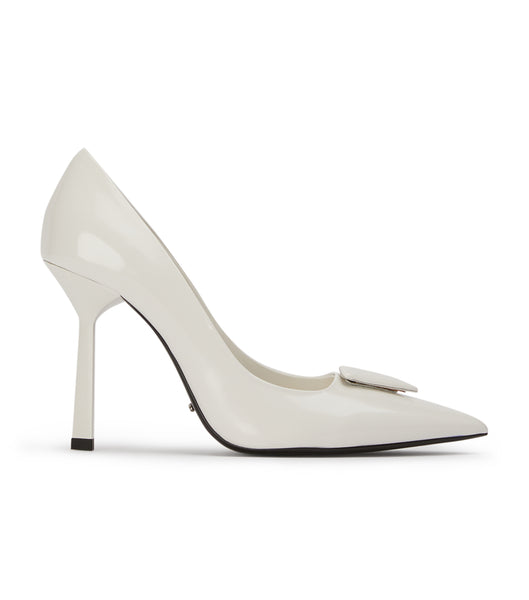 Tacones de evento Tony Bianco Gema White Hi Shine 10cm Blancas | CLICD97960