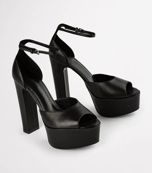 Tacones de evento Tony Bianco Jayze Black Como 14cm Negras | YCLGT85354