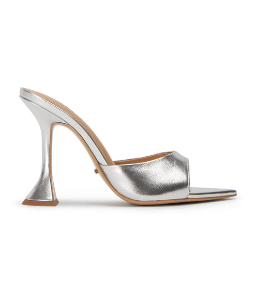 Tacones de evento Tony Bianco Marcel Silver Nappa Metallic 10.5cm Plateadas Metal | CLQCS15094