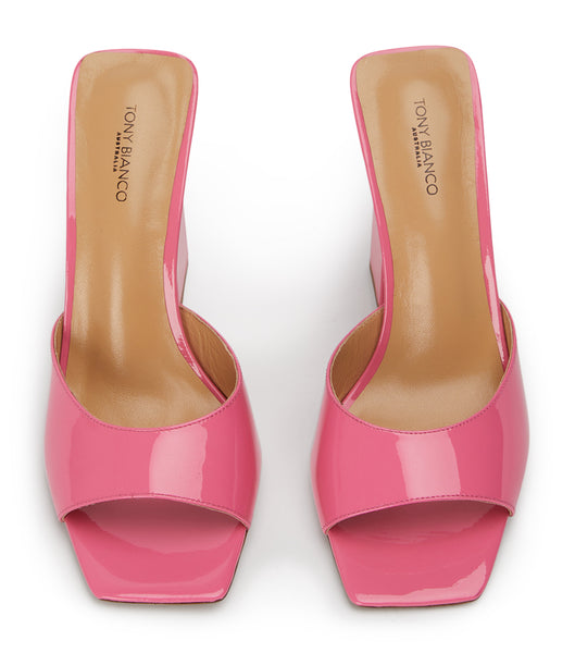 Tacones de evento Tony Bianco Naja Flamingo Charol 10.5cm Rosas | PCLQX65233