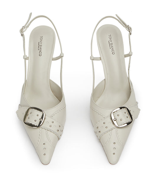 Tacones de evento Tony Bianco Sadie Bone Venice 8cm Beige | PCLQX11010