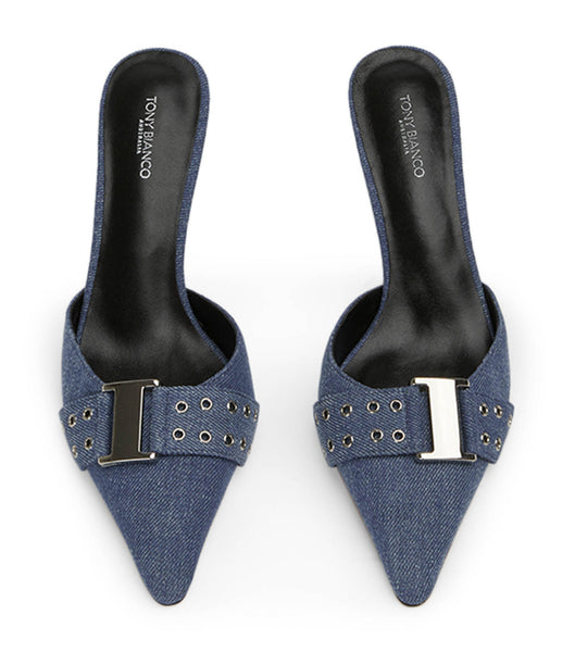 Tacones de evento Tony Bianco Samma Vintage Denim 8cm Azules | YCLGT34270