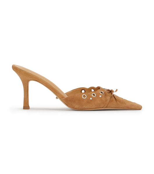 Tacones de evento Tony Bianco Shae Butterscotch Gamuza 8cm Beige | ACLDF47835