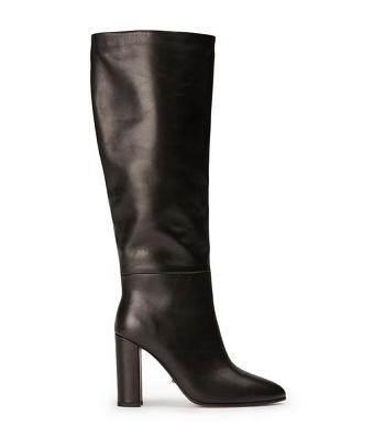 Botas de Tacon Tony Bianco Boss Black Como 9.5cm Negras | ECLVG24010