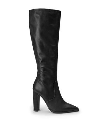 Botas de Tacon Tony Bianco Lucille Black Venice 10.3cm Negras | CLJBT62724