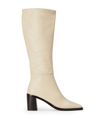 Botas hasta las rodillas Tony Bianco Darby Ecru Venice 7.5cm Blancas | CLNZX14447