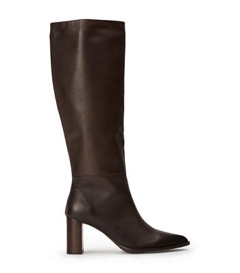 Botas hasta las rodillas Tony Bianco Peppe Choc Como 7.5cm Chocolate | ACLWC63939