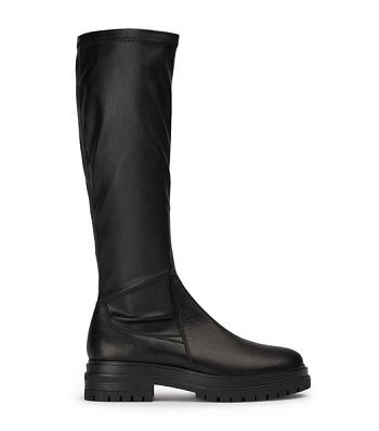 Botas hasta las rodillas Tony Bianco Waze Black Venice/Black Venezia 4.5cm Negras | CLJZR40384