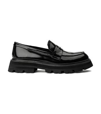 Loafers Tony Bianco Axell Black Hi Shine 4.5cm Negras | CLJZR30286