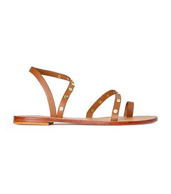 Sandalias Planas Tony Bianco Finola Tan 1cm Marrones | CLNZX47540