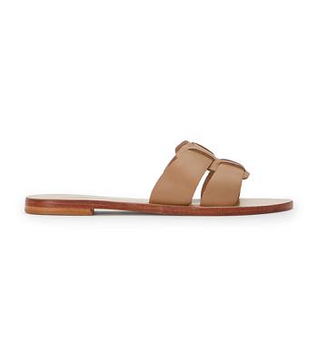 Sandalias Planas Tony Bianco Force Camel 1cm Marrones | CLNZX54071