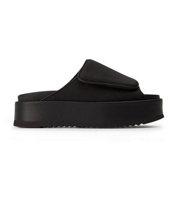 Sandalias Tony Bianco Roxana Black Scuba 6cm Negras | CLJZR11117