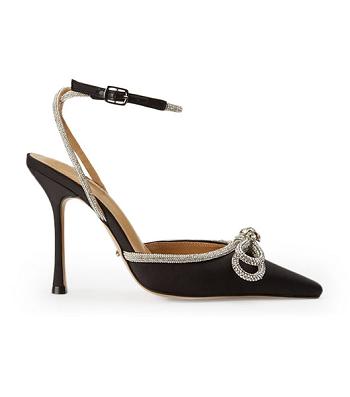 Tacones De Novia Tony Bianco Eros Black Satin 10.5cm Negras | SCLVO44980