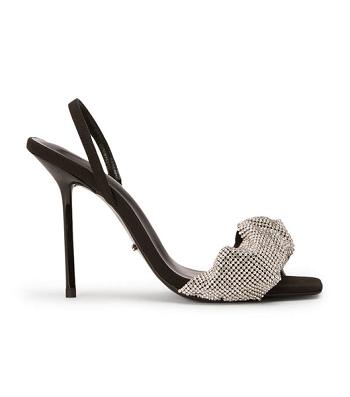 Tacones De Novia Tony Bianco Nixon Crystal/Black 10.5cm Negras | MCLFT99259