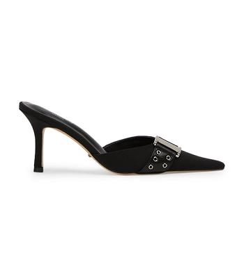 Tacones bajos Tony Bianco Samma Black Grosgrain/Black Como 8cm Negras | CLICD17681