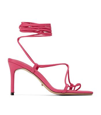 Tacones con tiras Tony Bianco Clarity Acid Pink 8.5cm Rosas | CLICD40260