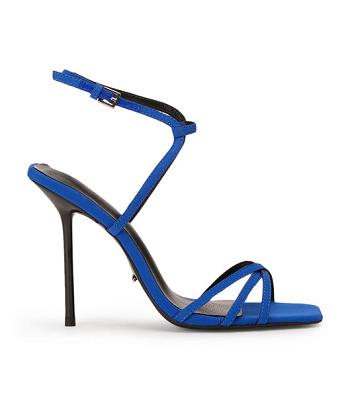 Tacones con tiras Tony Bianco Nomad Azure Crepe 10.5cm Azur | CLQCS98477