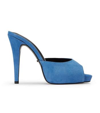 Tacones de aguja Tony Bianco Love Blue Gamuza 12cm Azules | CLZPD51939