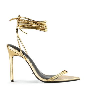 Tacones de aguja Tony Bianco Millie Gold Foil 10.5cm Doradas | ACLDF50481