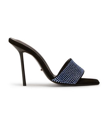 Tacones de aguja Tony Bianco Naomi Blue Crystal/Black Gamuza 10.5cm Azules Negras | FCLUI24867