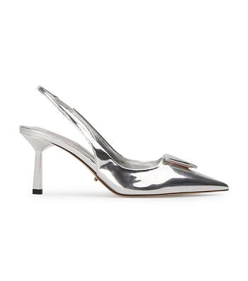 Tacones de evento Tony Bianco Bertie Silver Shine 7.5cm Plateadas | ECLVG90160