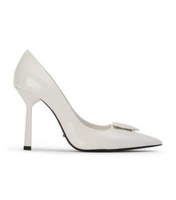 Tacones de evento Tony Bianco Gema White Hi Shine 10cm Blancas | CLICD97960