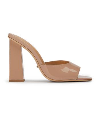 Tacones de evento Tony Bianco Naja Coco Charol 10.5cm Beige | XCLGW33571