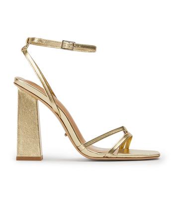 Tacones de evento Tony Bianco Nix Gold Nappa Metallic 10.5cm Doradas Metal | CLZPD17292