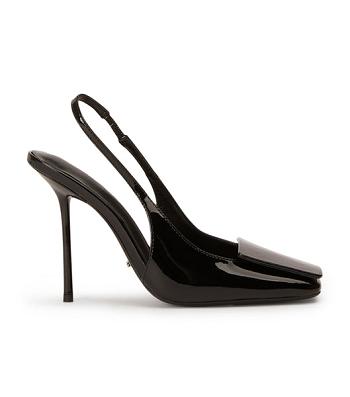 Tacones de evento Tony Bianco Rue Black Charol 10.5cm Negras | XCLGW92854