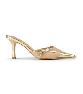 Tacones de evento Tony Bianco Shirley Beech/Gold 8cm Doradas | XCLGW87888