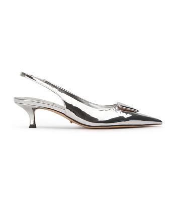 Zapatos Court Tony Bianco Kimmy Silver Shine 4.5cm Plateadas | XCLGW52919