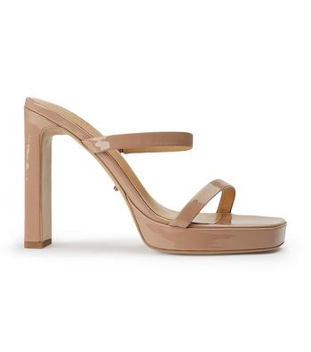 Zapatos Plataforma Tony Bianco Diane Coco Charol 11.5cm Beige | ZCLNQ77261